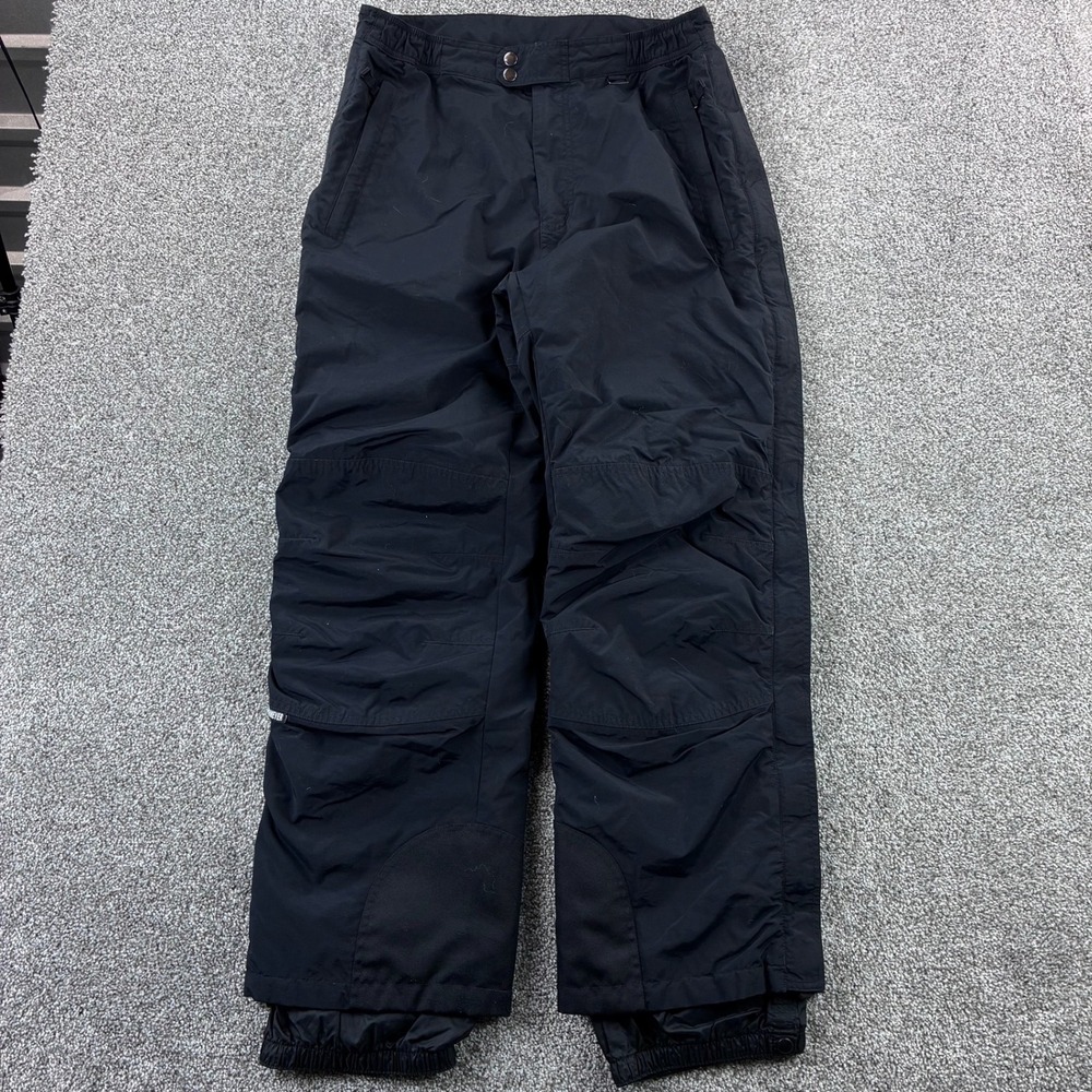 Obermeyer Snow Pants Mens Large Black Insulated Ski Snowboard Waterproof